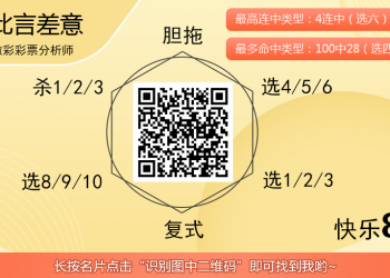 [愉快8] 25321期：此言差意愉快8今日杀码